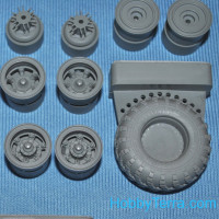 Northstar Models  35062 Wheels set 1/35 for KrAZ-255B VI-3 tires