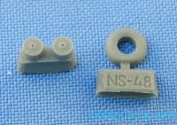 Northstar Models  48018 Wheels set 1/48 Bf.109 B/C/E (early) ("Metzeler" tires)