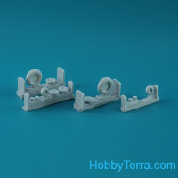 Northstar Models  48104-a Wheels set 1/48 for E-2 C Hawkeye, no mask series