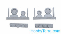 Wheels set 1/72 for Su-15 TM, no mask