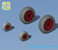 Wheels set 1/72 for Ka-26, no mask series