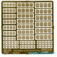 Photo-etched set 1/350 skylights of Soviet Navy