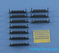 Northstar Models  350037 Detailing set 1/350 Kriegsmarine life rafts (Type SA1b-VW58), 50pcs