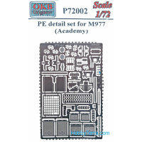 Photo-etched set 1/72 for M977, for Academy kit