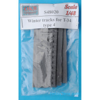 Winter tracks 1/48 for T-34, type 4