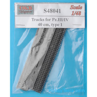 Tracks 1/48 for Pz.III/IV, 40cm, type 1