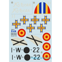 Decal for Polikarpov I-16, part 2