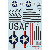 Print Scale  32-017 Decal for F-86 Sabre, part 1