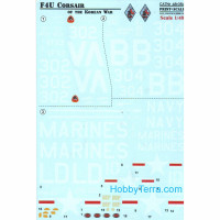 Decal 1/48 for F4U Corsair, Korean War