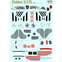 Fokker D VII, Part 1, 4 sheets