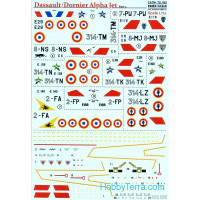 Decal 1/72 for Dassault/Dornier Alpha Jet, Part 2