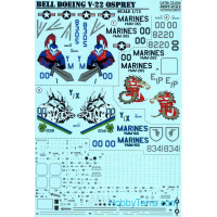 Decal 1/72 for Bell Boeing V-22 Osprey