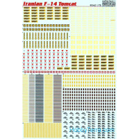 Decal 1/72 for Iranian F-14 Tomcat