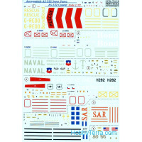 Decal 1/72 for AS.332 Super Puma, AS.532 Cougar