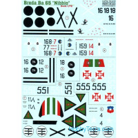 Decal 1/72 for Iranian Breda Ba 65 Nibbio