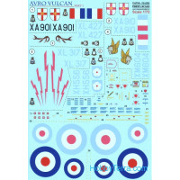 Decal 1/72 for Avro Vulcan, Part 1