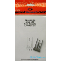 1/48 MiG - 17F gun barrels  (HobbyBoss)