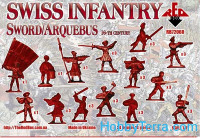 Red Box  72060 Swiss Infantry (Sword/Arquebus), 16th century