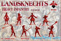 Red Box  72063 Landsknechts (Heavy infantry), 16th century