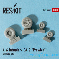 RESKIT  48-0001 Wheels set 1/48 for A-6 Intruder / EA-6 Prowler