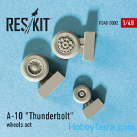 RESKIT  48-0002 Wheels set 1/48 for A-10 Thunderbolt