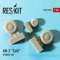 RESKIT  48-0003 Wheels set 1/48 for An-2 "Colt"