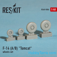 Wheels set 1/48 for F-14 (A/B) Tomcat