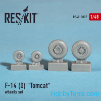 Wheels set 1/48 for F-14 (D) Tomcat