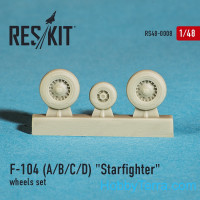 Wheels set 1/48 for F-104 (A/B/C/D) Starfighter