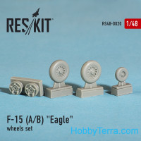 RESKIT  48-0020 Wheels set 1/48 for F-15 (A/B) Eagle