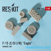 RESKIT  48-0022 Wheels set 1/48 for F-15 (C/D/J/N) Eagle