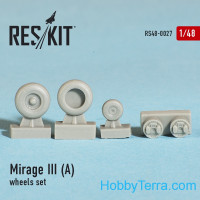 Wheels set 1/48 for Mirage III (A)