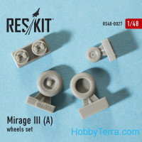RESKIT  48-0027 Wheels set 1/48 for Mirage III (A)