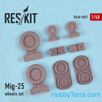 Wheels set 1/48 for Mig-25