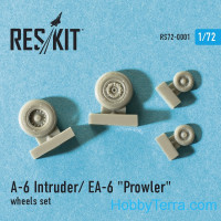 RESKIT  72-0001 Wheels set 1/72 for A-6 Intruder / EA-6 Prowler