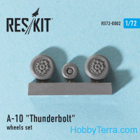 RESKIT  72-0002 Wheels set 1/72 for A-10 Thunderbolt
