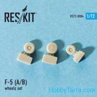 RESKIT  72-0004 Wheels set 1/72 for F-5 (A/B)