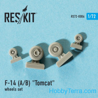 RESKIT  72-0006 Wheels set 1/72 for F-14 (A/B) Tomcat