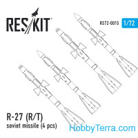 Soviet Missile R-27 P/T, 4 pcs