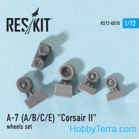 Wheels set 1/72 for A-7 (A/B/C) Corsar II