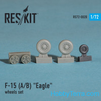 Wheels set 1/72 for F-15 (A/B) Eagle