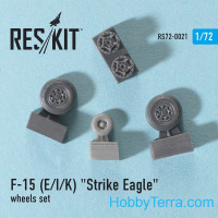 RESKIT  72-0021 Wheels set 1/72 for F-15 (E/I/K) Strike Eagle
