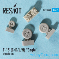 RESKIT  72-0022 Wheels set 1/72 for F-15 (C/D/J/N) Eagle