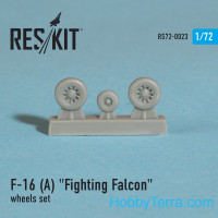 Wheels set 1/72 for F-16 (A) Fighting Falcon