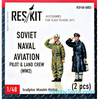 Soviet Naval Aviation pilot & land crew set (WW2)