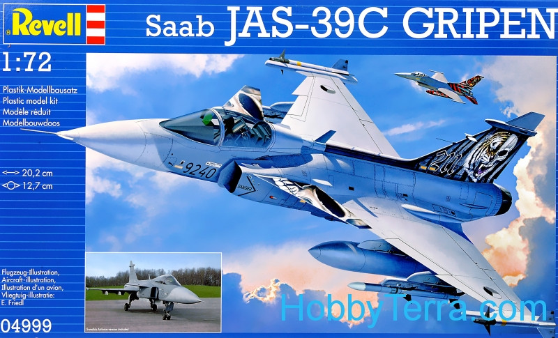 ドイツレベル 1/72 サーブ JAS 39C グリペン 04999 プラモデル