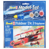 Model Set. Fokker DR.1 Triplane