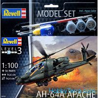 Model Set. Attack helicopter AH-64A 
