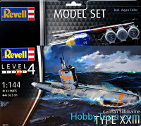Model Set. German Submarine Type XXIII