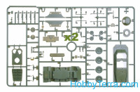 S-model  PS720023 BRDM-2 armoured scout car, late prod. (2 model kits in the box)